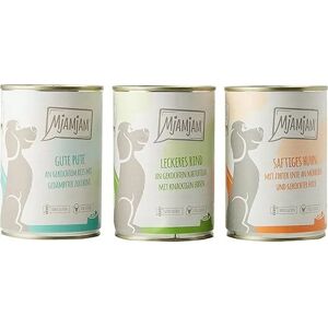 Becker MJAMJAM Vegyes kutyaeledel csomag - Csirke & Kacsa, Marha, Pulyka - 6x400g Becker MJAMJAM Vegyes kutyaeledel csomag - Csirke & Kacsa, Marha, Pulyka - 6x400g