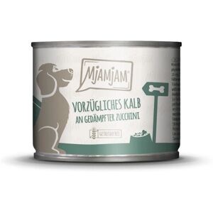 MjAMjAM borjú kutyatáp - Gabona-mentes, Magas hús tartalom - 200g MjAMjAM borjú kutyatáp - Gabona-mentes, Magas hús tartalom - 200g