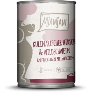 MjAMjAM nedzőeledel kutyáknak - Szarvas, Vaddisznó - Gabonamentes, 400 g MjAMjAM nedzőeledel kutyáknak - Szarvas, Vaddisznó - Gabonamentes, 400 g