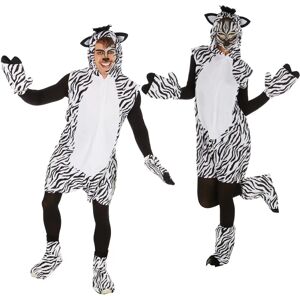 TecTake GmbH Zebra Costume - XL Unisex Party Outfit TecTake GmbH Zebra Costume - XL Unisex Party Outfit