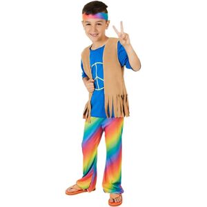 Tectake GmbH Boy Peacemaker - 128 - Boy Hippie Costume Tectake GmbH Boy Peacemaker - 128 - Boy Hippie Costume