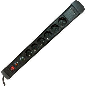 M-Cab POW0025 Télés extension - 6 prises, 1.5m, Indoor, Noir M-Cab POW0025 Télés extension - 6 prises, 1.5m, Indoor, Noir
