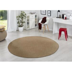 Hanse Home Fancy Rundteppich - 133cm - Braun - 7mm - Teppich Hanse Home Fancy Rundteppich - 133cm - Braun - 7mm - Teppich