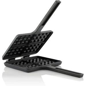 BBQ-TORO - Forma de Ferro Fundido para Waffles de Forma Dupla - Preto BBQ-TORO - Forma de Ferro Fundido para Waffles de Forma Dupla - Preto