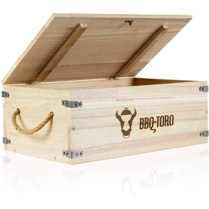 Bbq-toro Caja de Madera Rústica para Horno Holandés y Accesorios Bbq-toro Caja de Madera Rústica para Horno Holandés y Accesorios