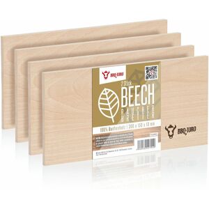 Tavole per affumicatura BBQ-Toro in legno di faggio 4 pezzi 30x15cm Tavole per affumicatura BBQ-Toro in legno di faggio 4 pezzi 30x15cm