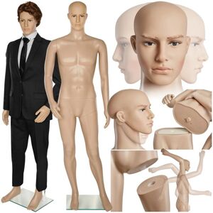 Tectake Mannequin - Bodyform, Male, Adjustable - Mannequin Tectake Mannequin - Bodyform, Male, Adjustable - Mannequin