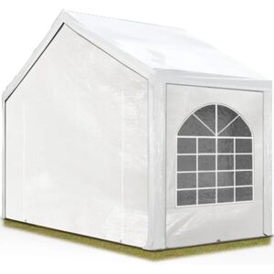 Tente de fête blanche TOOLPORT 3x2m - Imperméable, Modulable, Facile à monter - Publicité Tente de fête blanche TOOLPORT 3x2m - Imperméable, Modulable, Facile à monter - Publicité