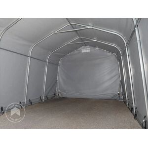 Tente voiture Toolport 3,3x6,0m / Garage portable gris - Imperméable & Durable - Publicité Tente voiture Toolport 3,3x6,0m / Garage portable gris - Imperméable & Durable - Publicité