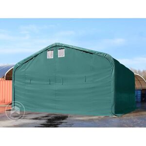Toolport 6x6m skladovací přístřešek - PVC 850 - tmavě zelená Toolport 6x6m skladovací přístřešek - PVC 850 - tmavě zelená