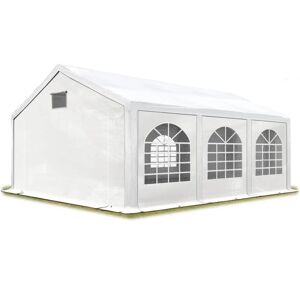 Carpa de fiesta blanca 3x6m de Toolport - Resistente a la intemperie Carpa de fiesta blanca 3x6m de Toolport - Resistente a la intemperie