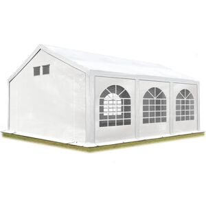 Tenda de festa 4x6m Toolport - Branca - Resistente às intempéries e Estável Tenda de festa 4x6m Toolport - Branca - Resistente às intempéries e Estável