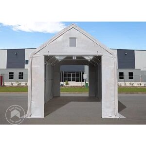 TOOLPORT 5x10m 3x3.4m Drive Through Industrial Tent - Fire Resistant, Grey TOOLPORT 5x10m 3x3.4m Drive Through Industrial Tent - Fire Resistant, Grey