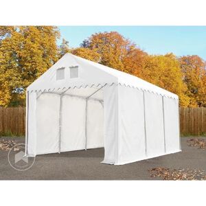 Carpa de almacenamiento TOOLPORT 4x16m - Gris - PVC 800 impermeable Carpa de almacenamiento TOOLPORT 4x16m - Gris - PVC 800 impermeable