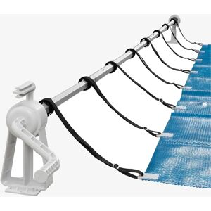 Arebos AR-HE-PA16 - Adjustable Pool Reel System - Weatherproof - 1.05-6.15m - Pool Cover Support Arebos AR-HE-PA16 - Adjustable Pool Reel System - Weatherproof - 1.05-6.15m - Pool Cover Support