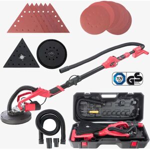Arebos Lijadora de Pared Roja - Ajustable 710W, Ligera y Telescópica Arebos Lijadora de Pared Roja - Ajustable 710W, Ligera y Telescópica