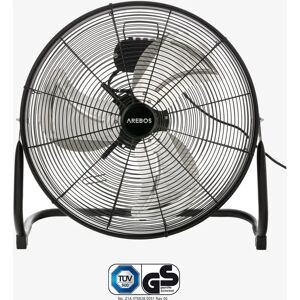 AREBOS AR-HE-BV20120S - Noir - Ventilateur sur pied - Publicité AREBOS AR-HE-BV20120S - Noir - Ventilateur sur pied - Publicité
