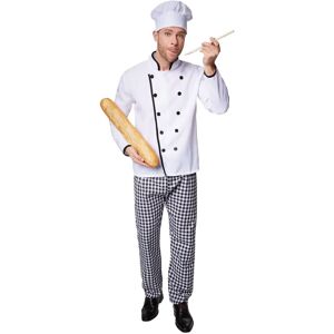 tectake Men’s Chef Costume - L - Costumes tectake Men’s Chef Costume - L - Costumes