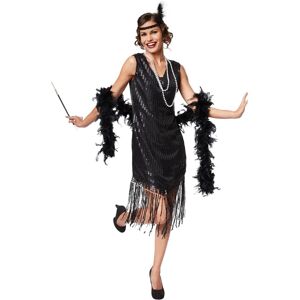 TecTake Black Jazz Costume with Feather Headband - Costumes TecTake Black Jazz Costume with Feather Headband - Costumes