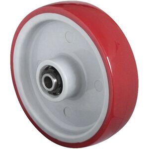 Czerwone koło PU 125x32 mm - Koła Czerwone koło PU 125x32 mm - Koła