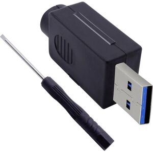 Set di connettori modulari USB 3.0 - Tipo A - Nero Set di connettori modulari USB 3.0 - Tipo A - Nero