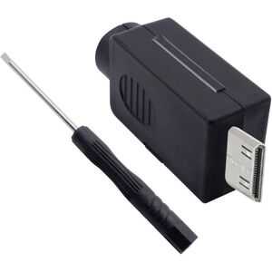 Connecteur HDMI mâle Quadrios 2001C218 - 20 broches - Noir Connecteur HDMI mâle Quadrios 2001C218 - 20 broches - Noir