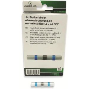 QUADRIOS 2011C400 Wire Connector - 15 pcs, Blue, 1.5-2.5 mm² - Wire Connector QUADRIOS 2011C400 Wire Connector - 15 pcs, Blue, 1.5-2.5 mm² - Wire Connector