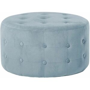 Beliani Round Velvet Footstool - Footstool Beliani Round Velvet Footstool - Footstool