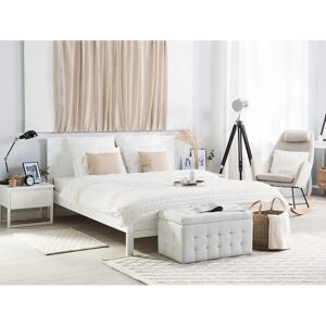 Beliani Bed OLIVET 160x200cm - Scandinavian Style Bed Beliani Bed OLIVET 160x200cm - Scandinavian Style Bed