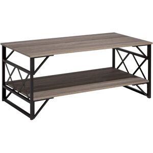Beliani BOLTON Taupe Coffee Table - Industrial Style Particle Board Beliani BOLTON Taupe Coffee Table - Industrial Style Particle Board