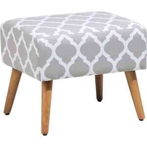 Beliani Footstool Grey Cotton MANTEO - Footstool, Scandinavian Style, Durable, Compact 39x42x50 cm Beliani Footstool Grey Cotton MANTEO - Footstool, Scandinavian Style, Durable, Compact 39x42x50 cm