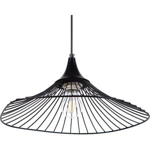 Beliani Mazaro Pendant Lamp - Industrial Style Black Beliani Mazaro Pendant Lamp - Industrial Style Black