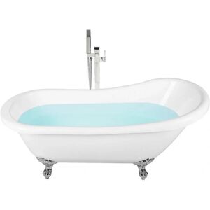 Beliani Freestanding Bathtub - 1700x760mm White Cayman Beliani Freestanding Bathtub - 1700x760mm White Cayman