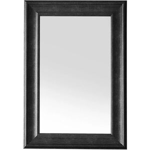 Beliani LUNEL Black Wall Mirror - 90x60 cm Beliani LUNEL Black Wall Mirror - 90x60 cm