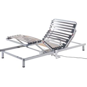 Beliani Single Bed Base - Adjustable Steel Frame - 90x200cm Beliani Single Bed Base - Adjustable Steel Frame - 90x200cm