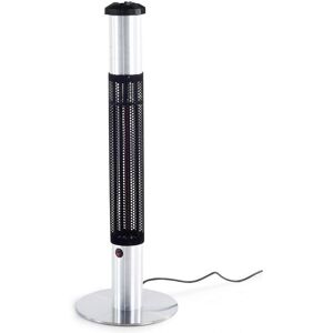 Beliani Patio Heater Black Metal 110H cm Freestanding - Patio Heater Beliani Patio Heater Black Metal 110H cm Freestanding - Patio Heater