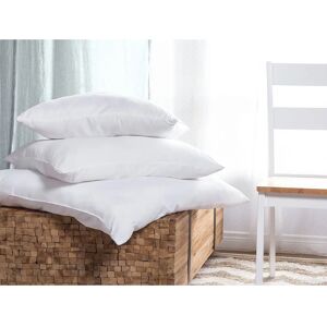 Beliani Bed Pillow White Microfibre Low Profile 50x60 - Pillow Beliani Bed Pillow White Microfibre Low Profile 50x60 - Pillow