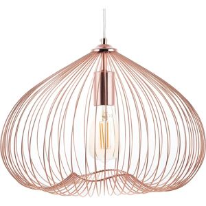 Beliani Copper Pendant Light - Modern Industrial Ceiling Lamp - 38x115x38cm Beliani Copper Pendant Light - Modern Industrial Ceiling Lamp - 38x115x38cm