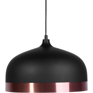 Beliani Pendant Lamp PARINA - Black Metal Modern Ceiling Light Beliani Pendant Lamp PARINA - Black Metal Modern Ceiling Light