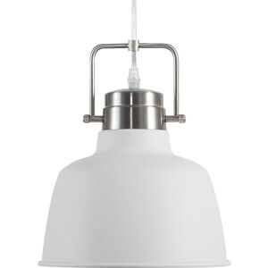 Beliani Ceiling Lamp White Metal - Ceiling Lamp Beliani Ceiling Lamp White Metal - Ceiling Lamp
