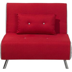Beliani Sofa Bed FARRIS Red - Sofa Bed Beliani Sofa Bed FARRIS Red - Sofa Bed