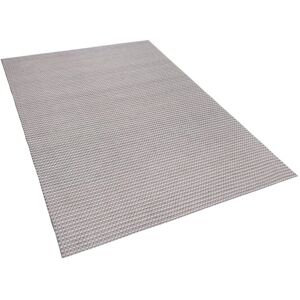 Beliani Wool Light Grey Rug - 140 x 200 cm - Rug Beliani Wool Light Grey Rug - 140 x 200 cm - Rug