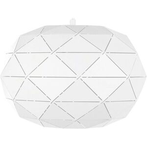 Beliani Pendant Lamp White Metal Elements Globe Shape 1-Light Modern - Pendant Lamp Beliani Pendant Lamp White Metal Elements Globe Shape 1-Light Modern - Pendant Lamp