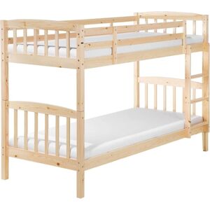 Beliani Light Wood Bunk Bed REVIN - Bunk Bed Beliani Light Wood Bunk Bed REVIN - Bunk Bed