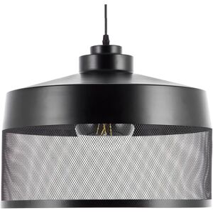 Beliani Pendant Lamp Black Modern Industrial Ceiling Light Beliani Pendant Lamp Black Modern Industrial Ceiling Light