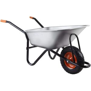 Brouette Fuxtec FX-WB6404G Jardin & Construction - 120kg Charge, 90L Capacité - Publicité Brouette Fuxtec FX-WB6404G Jardin & Construction - 120kg Charge, 90L Capacité - Publicité
