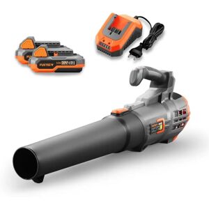 Souffleur à feuilles 20V FUXTEC - Léger, Silencieux, 2 Batteries - Publicité Souffleur à feuilles 20V FUXTEC - Léger, Silencieux, 2 Batteries - Publicité