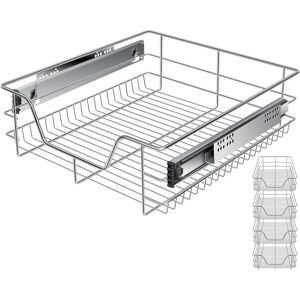 KESSER - Telescopic Drawer - 50 cm - Argent - drawer slide - Publicité KESSER - Telescopic Drawer - 50 cm - Argent - drawer slide - Publicité