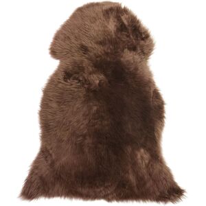 Beliani Sheepskin Rug Dark Brown - 65x110cm - Sheepskin Rug Beliani Sheepskin Rug Dark Brown - 65x110cm - Sheepskin Rug