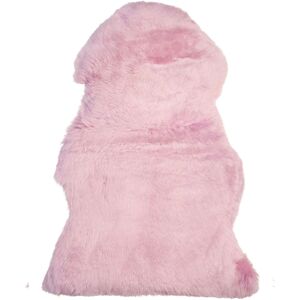 Beliani Sheepskin Pink 65 x 110 cm Natural High Pile Rug - Sheepskin Rug Beliani Sheepskin Pink 65 x 110 cm Natural High Pile Rug - Sheepskin Rug